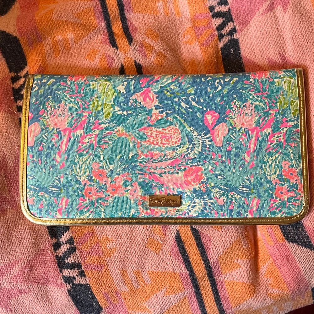 Lilly Pulitzer Fished My Wish Travel Case NWOT